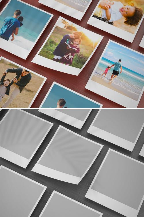 Instant Photos Mockup