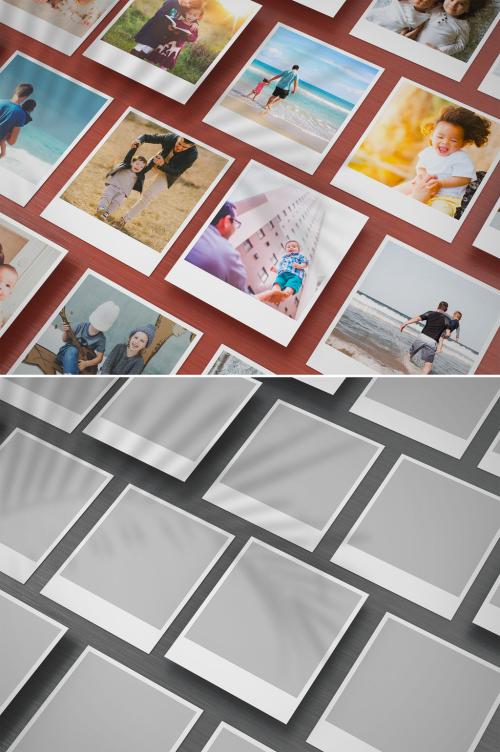 Instant Photos Mockup