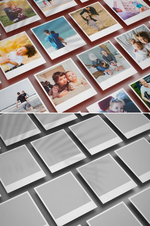 Instant Photos Mockup