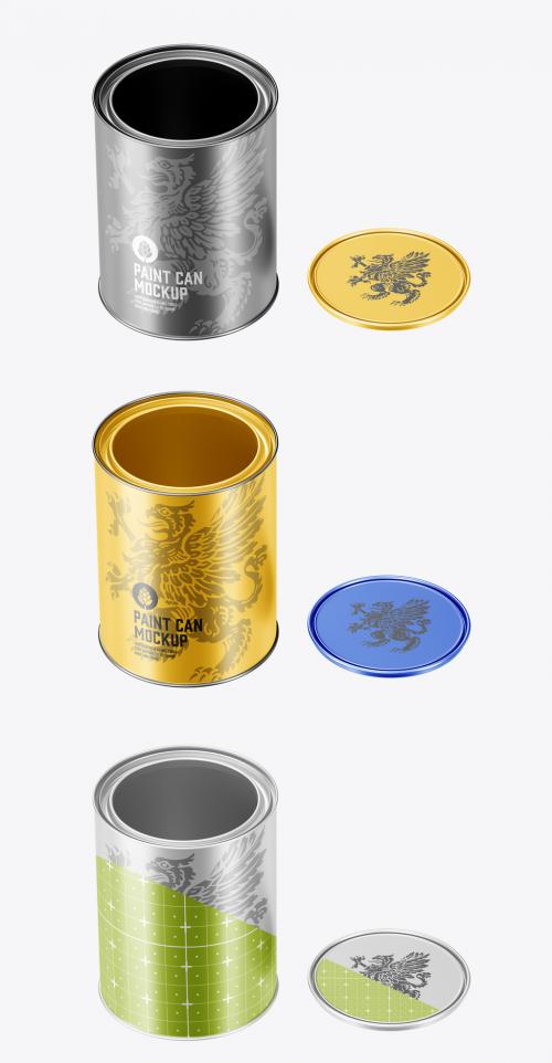 Paint Tin Mockup