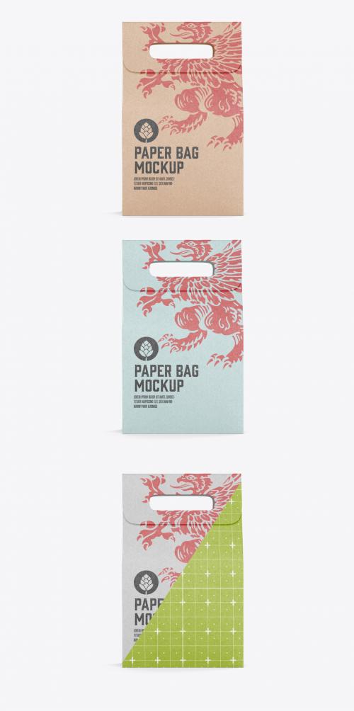 Kraft Paper Bag Mockup