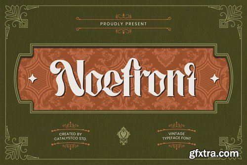 Noefront Vintage Typeface Font VBH6FMG