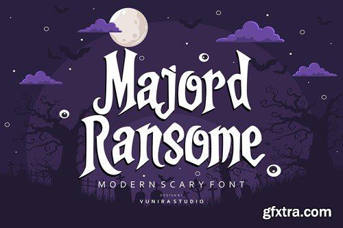 Majord Ransome - Modern Scary Font X47SVRF