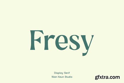 Fresy - Display Serif TE9YQAJ