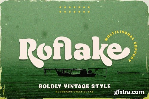 Roflake Boldly Vintage Style Font AKXHK2U