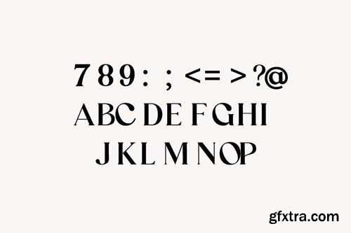 Classy Voguish Classic Serif Font GTD45GU