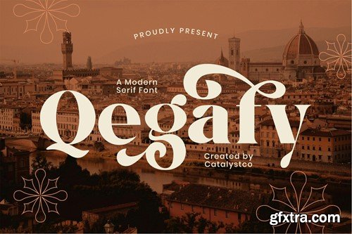 Qegafy Modern Serif Font 7CNT7J5