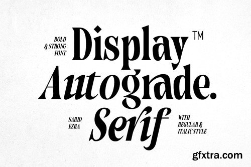 Autograde - Strong Bold Serif MNB59UG