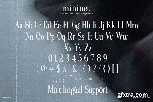 Minims - Modern Retro Serif QY5P6DH