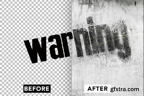 Glued Grunge Text Effect 9GETGTR