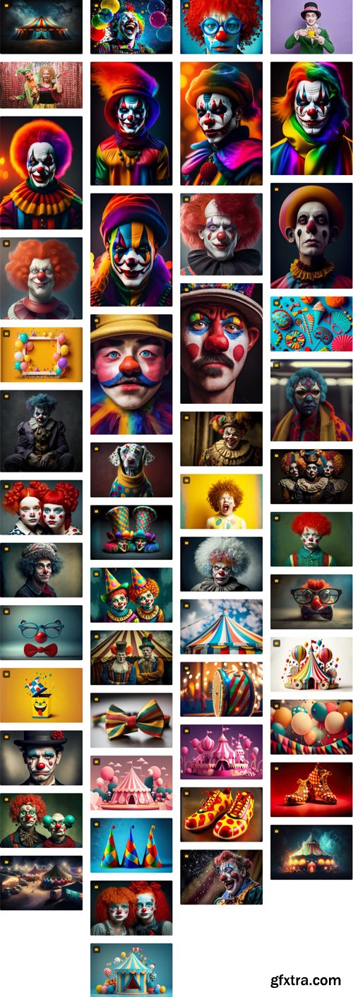 Stock Photo - Oh, my clown! Collections