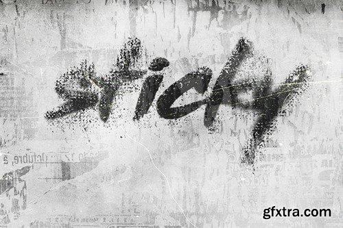 Glued Grunge Text Effect 9GETGTR