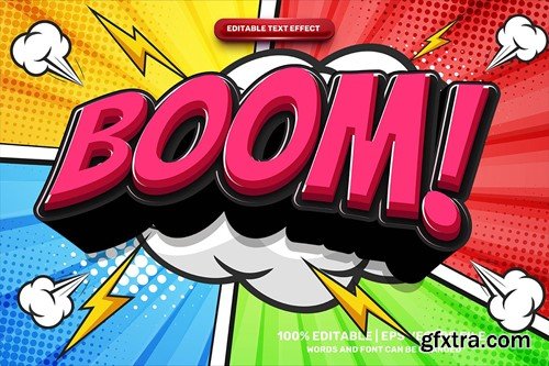 Super Wow Comic Cartoon Text Effect 7HHBCYD