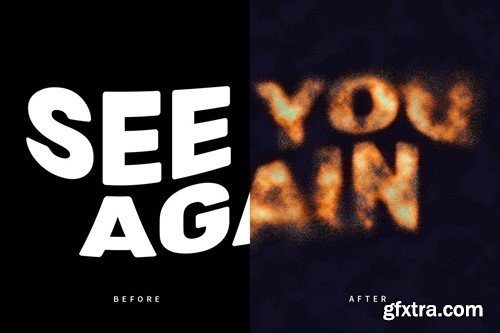 Dissolving Grunge PSD Text Effect PGZDRAB