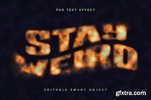 Dissolving Grunge PSD Text Effect PGZDRAB