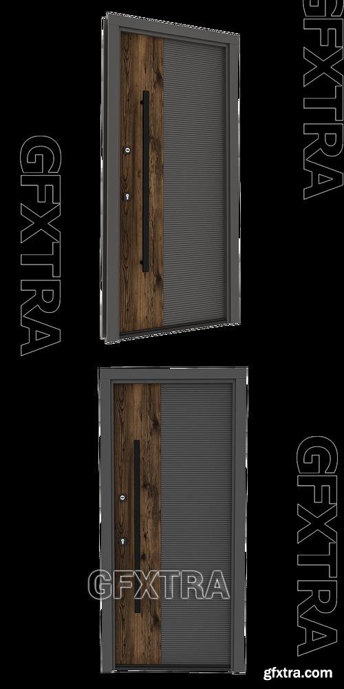 Modern 1628 Door 3D Model