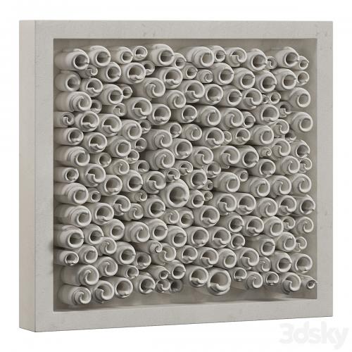 Coral Reef Wall Decoration in frames 2