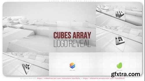 Videohive Cubes Array Logo Reveal 51544212