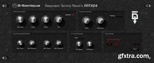 G-Sonique RRTX24 Resonant Techno Reverb v1.0