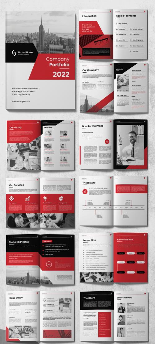 Company Portfolio Design Layout