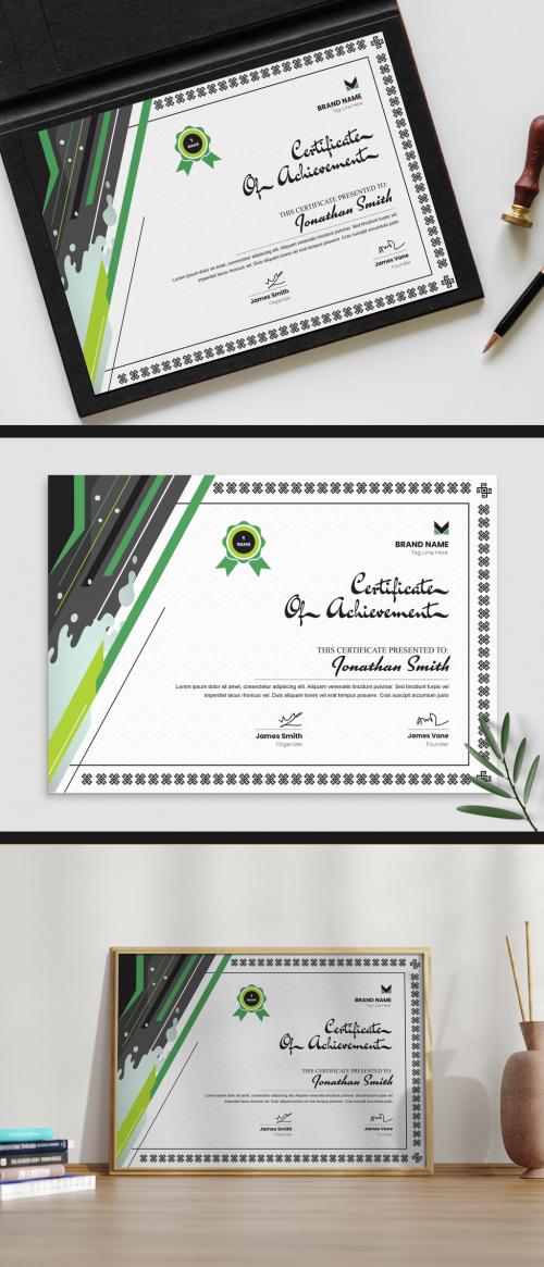 Abstract Certificate Layout