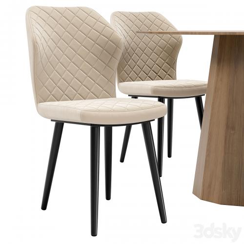 Villa dining chair and Tarf table