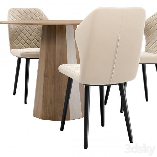 Villa dining chair and Tarf table