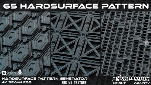 Artstation – 65 Hardsurface Pattern - vol 01