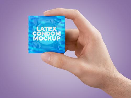 Condom Mockup