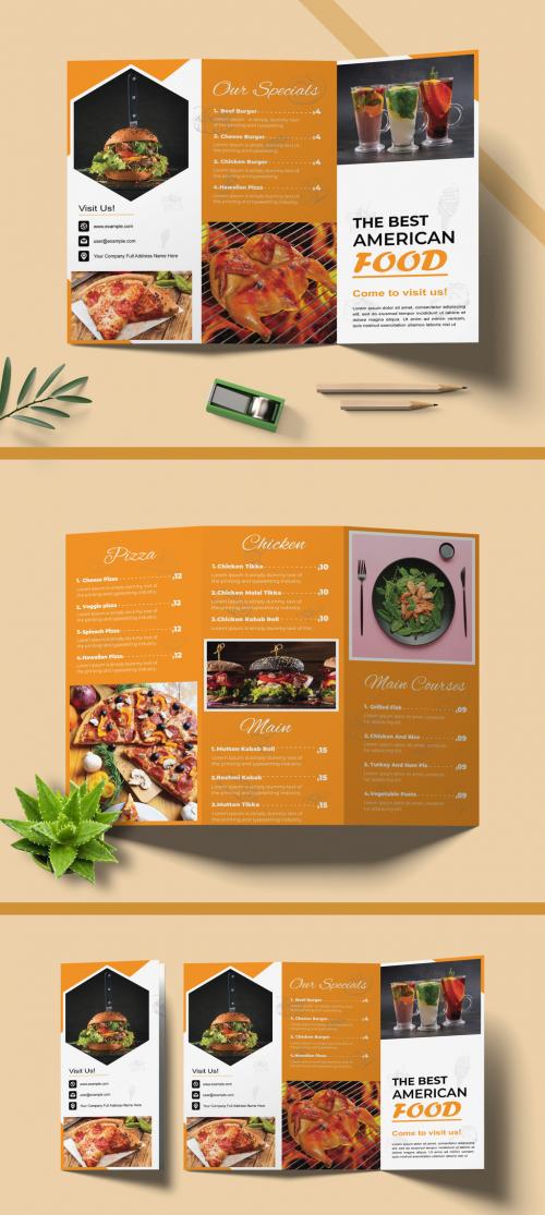 Restaurant Food Menu Layout