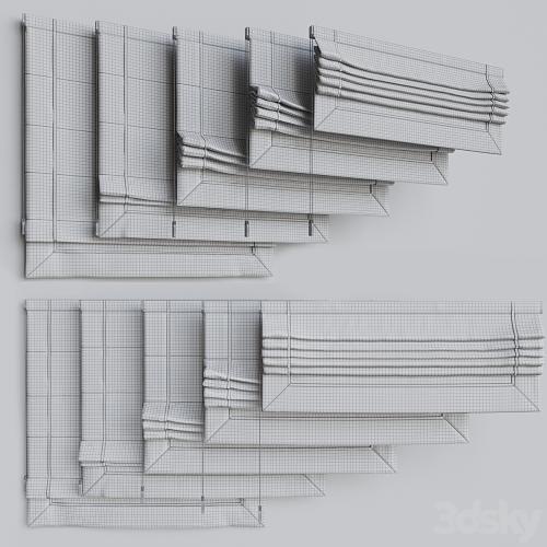 Set of Roman blinds 11