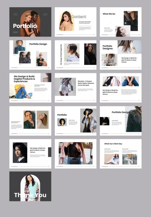 Simple Portfolio Layout