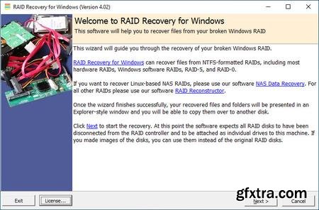 Runtime RAID Recovery for Windows 4.04