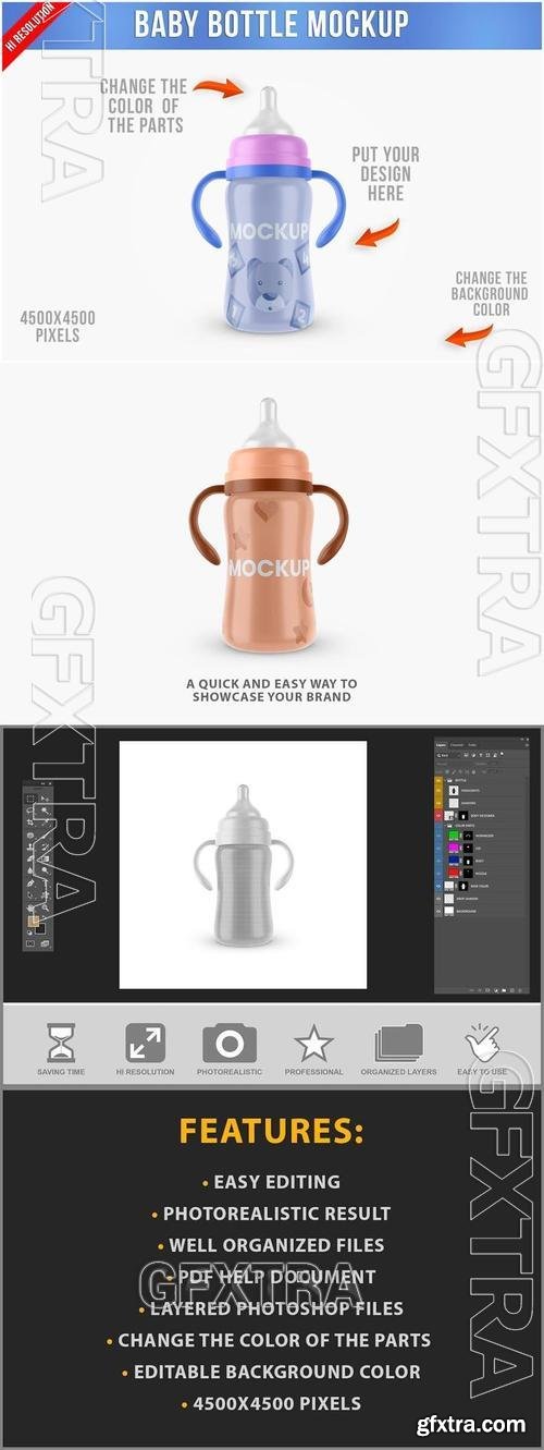 Baby Bottle Mockup 2F7235Z