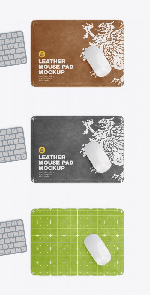 Leather Mouse Pad Mockup