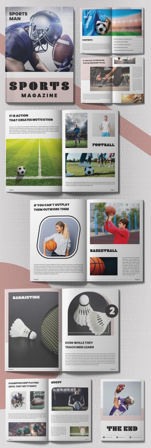 Sport Magazine Layout