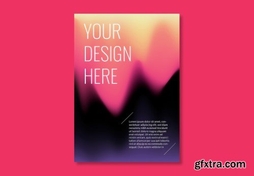 Colorful Gradient Poster Layout