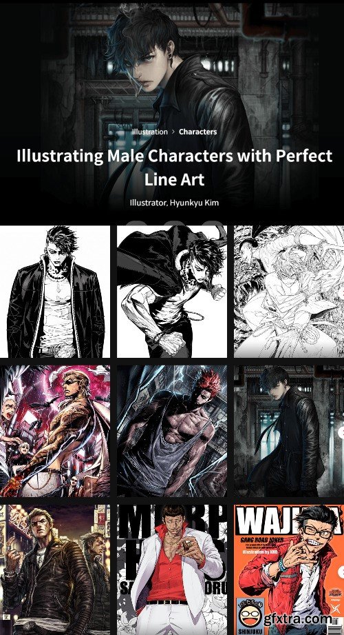 Coloso- Illustrating Male Characters with Perfect Lineart with Hyunkyu Kim (EN sub)