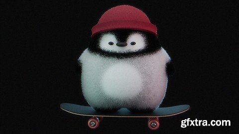 From Beginner To Pro In 3D Blender: Chubby Penguin On Skate