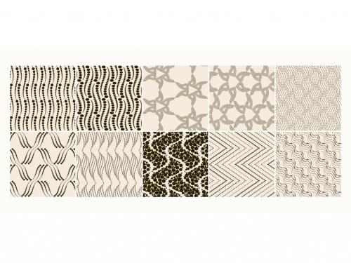 Set of Simple Retro Geometric Patterns