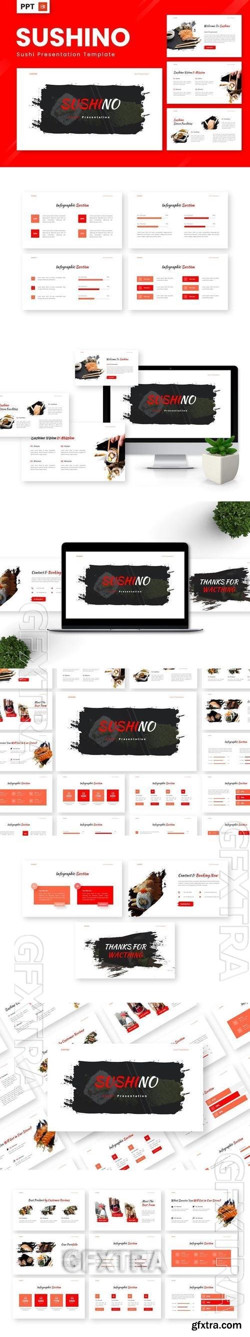 Sushino - Sushi Powerpoint Templates ZF9P2EJ