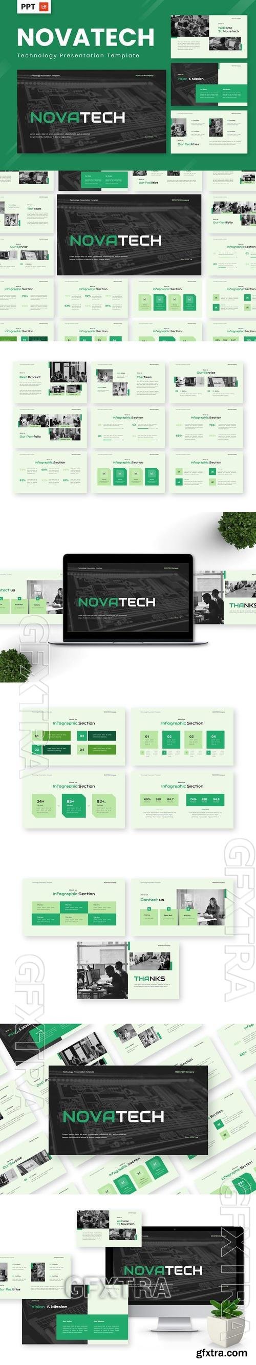 Novatech - Technology Powerpoint Templates F5GRRZV