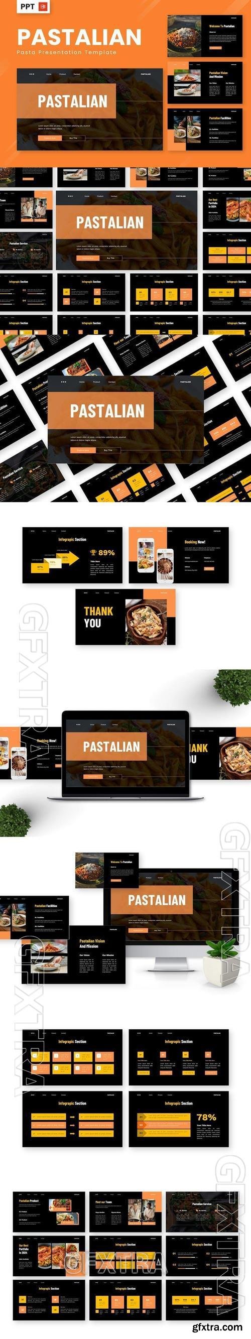 Pastalian - Pasta Powerpoint Templates U8YWRP4