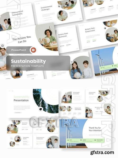 Sustainability Presentation Template PowerPoint SZ3LMYL