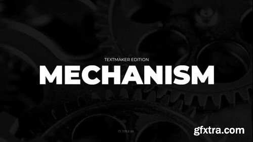 Videohive Titles Animator - Mechanism 51622965