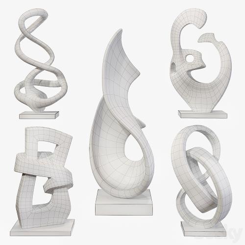 Abstract statuettes 01