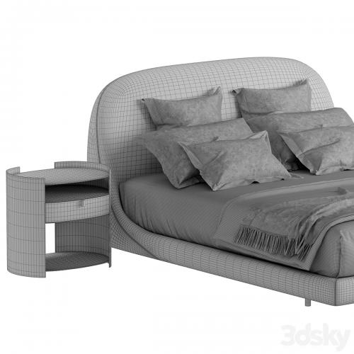 Flou taormina bed