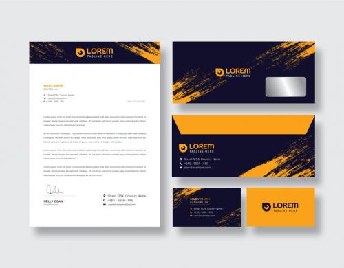 Stationery Pack Design Layout