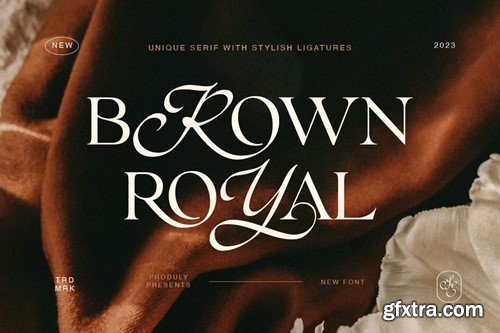 Brown Royal - Stylish Ligature Font MLZ2PNG