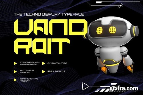 Vandroit - Techno Display Font 8NW86SG